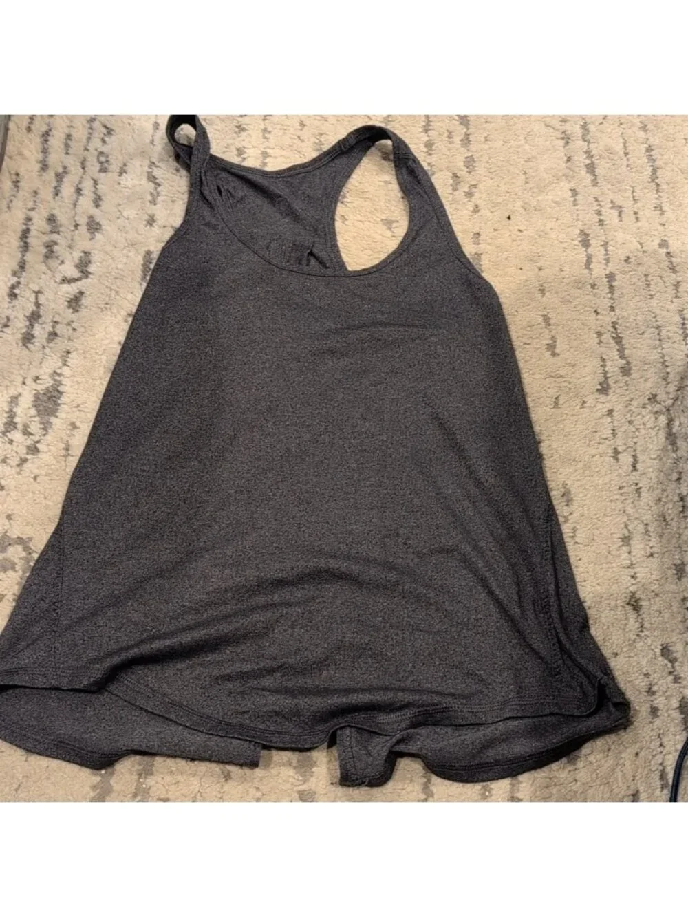 Lululemon Salute the Sun Tank Heathered Black